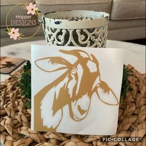 Vinyl Goat Decal